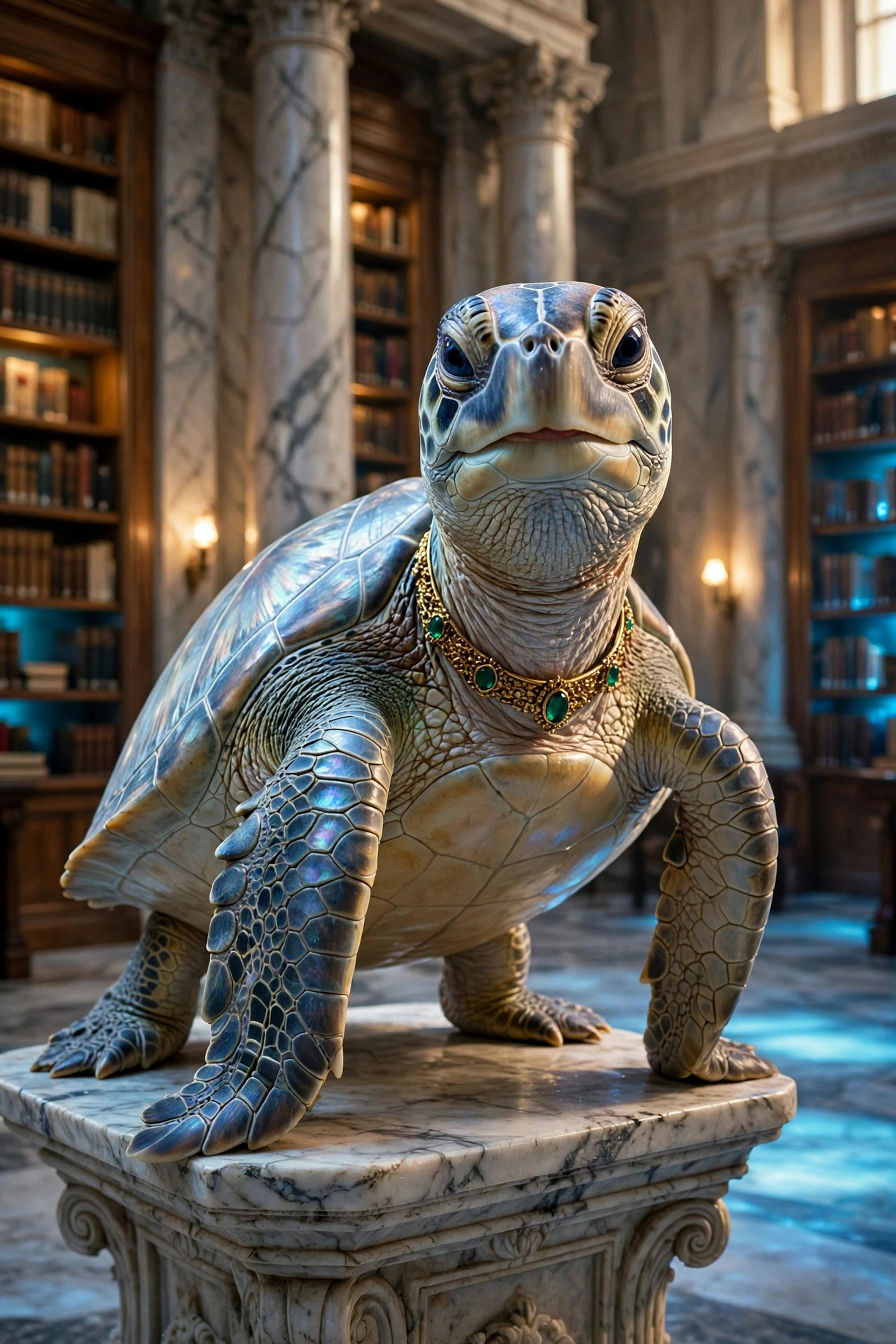 The turtle guardian of Aura Prime